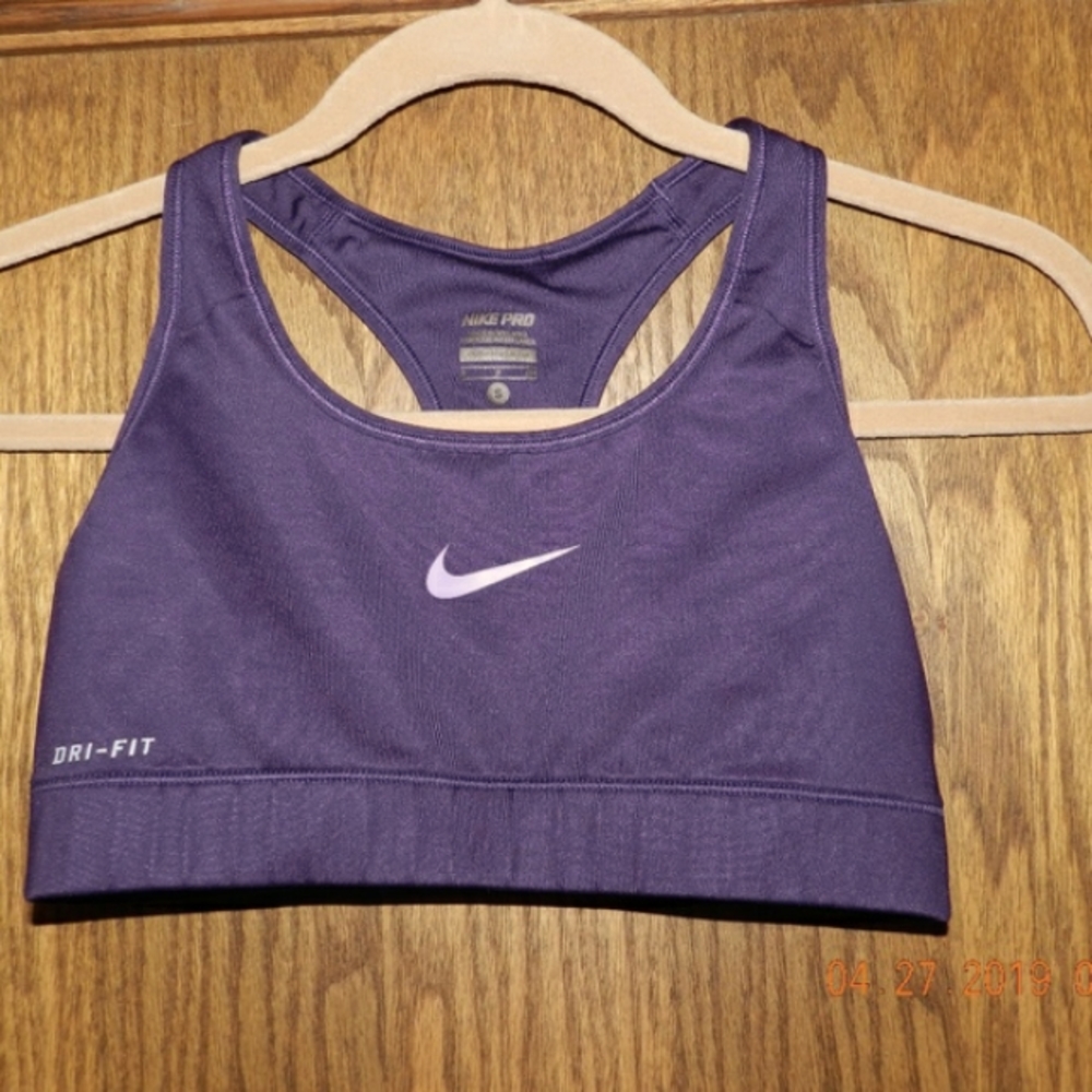 Nike Pro Purple Sports Bra